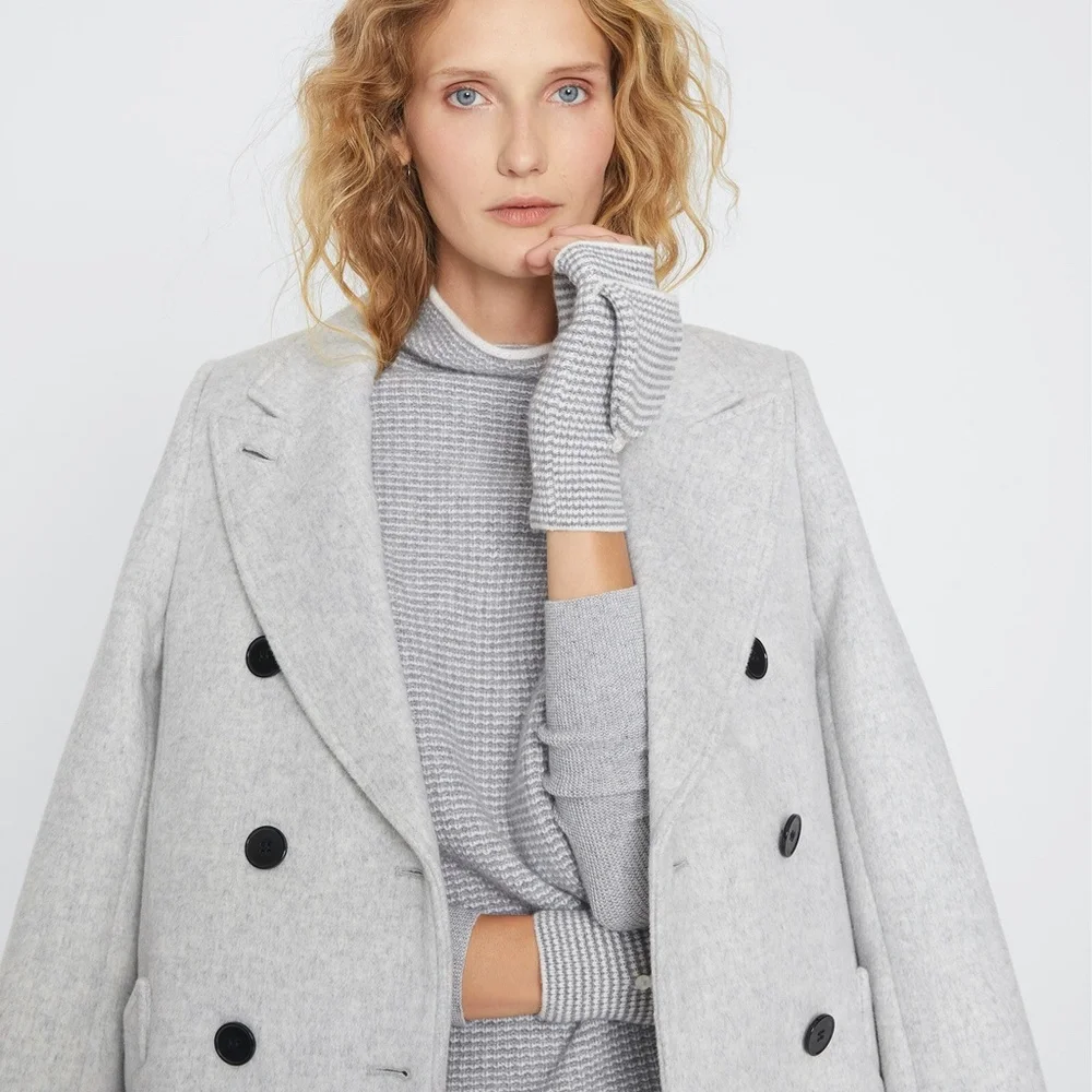 Club Monaco Striped Mittens - Picture 2 of 2